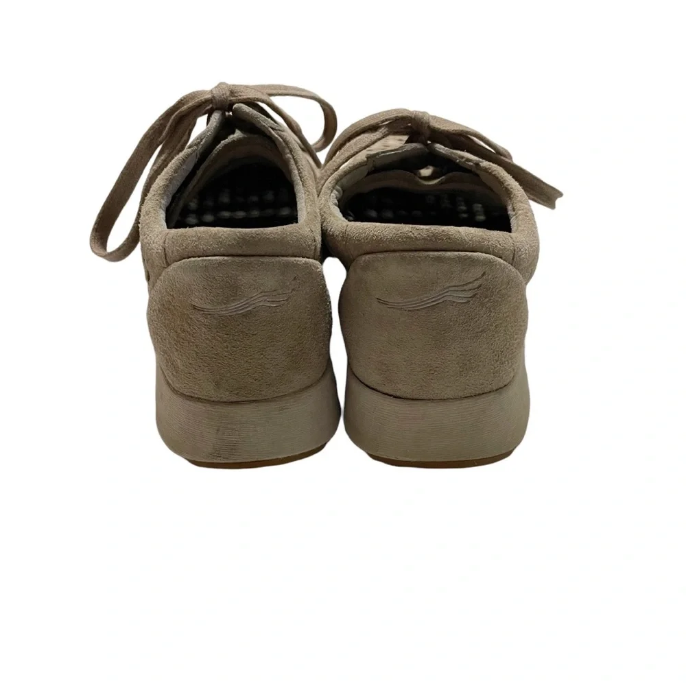 Dansko Charlie Perforated Walnut Suede Walking Shoes Sneakers Womens 36 EU 6 US